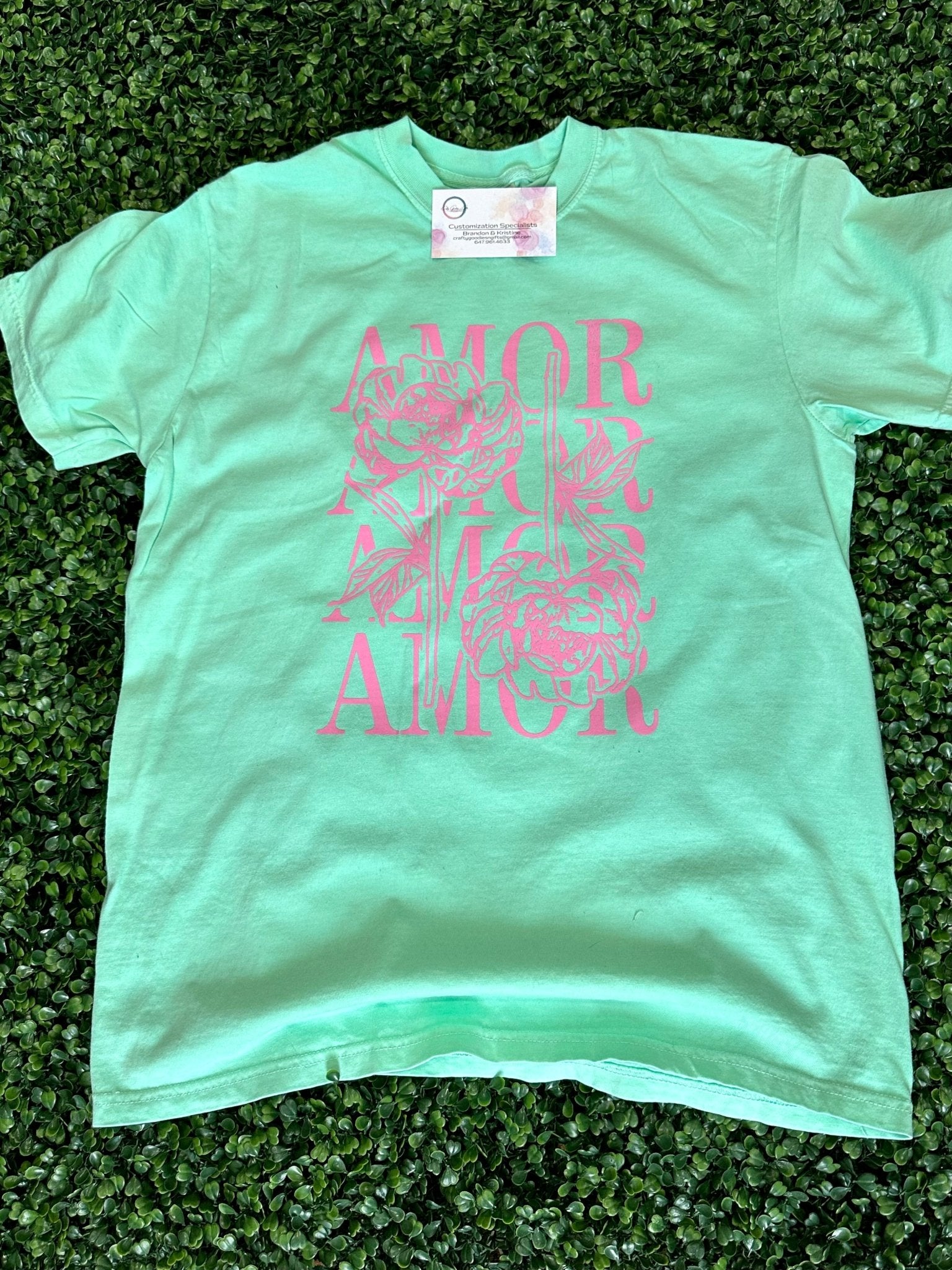 Amor - Graphic T - Shirt - Craftygoodiesngifts