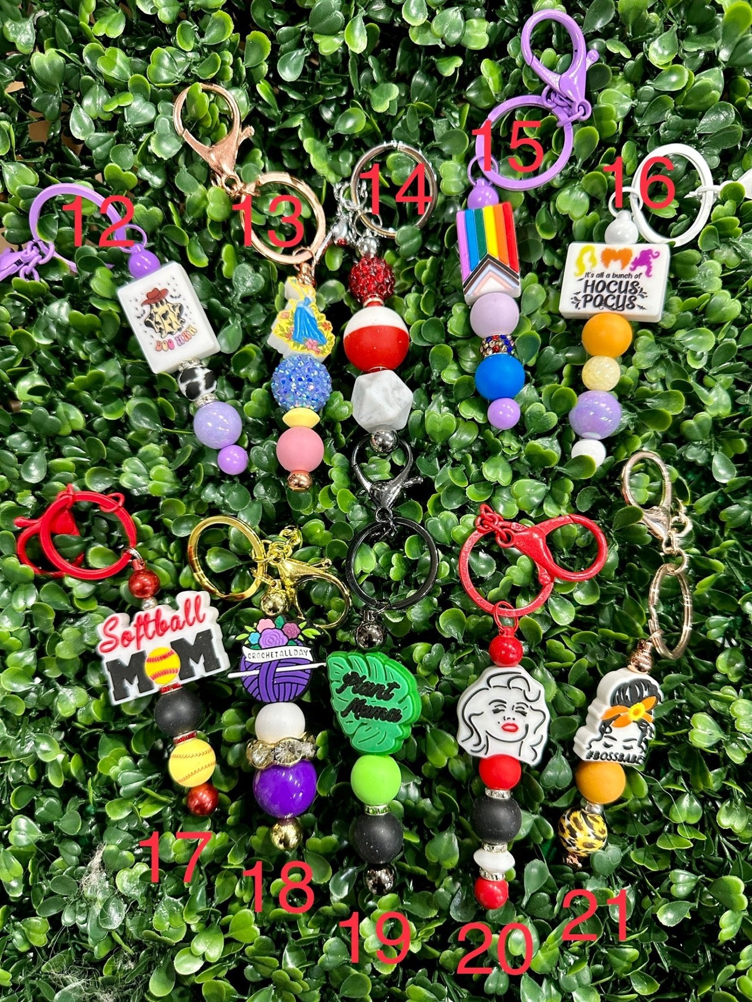 Beaded Keychains - Craftygoodiesngifts