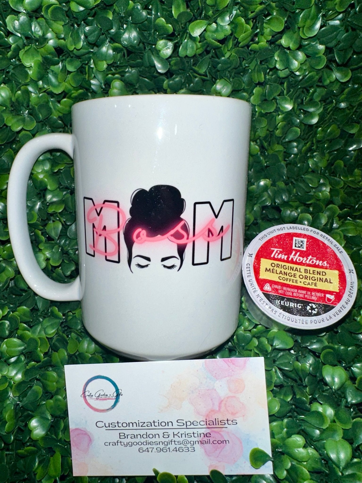Boss Mom (15oz) - Craftygoodiesngifts