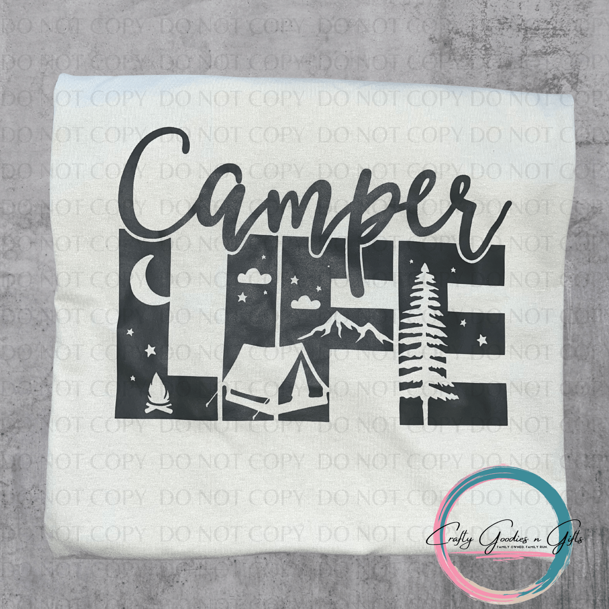 Camper Life - Graphic T-Shirt & Hoodie - Craftygoodiesngifts