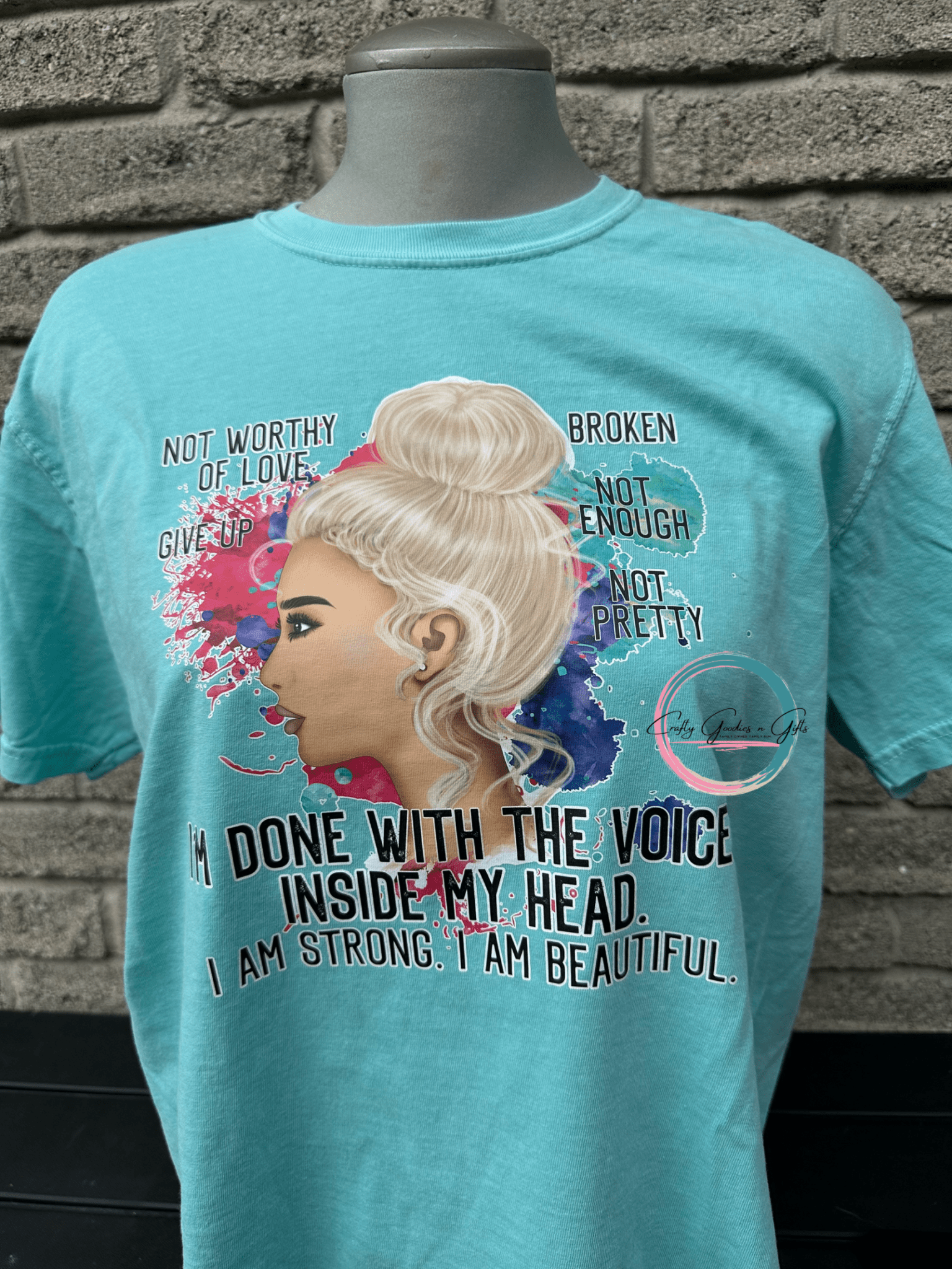 Done With The Voices - Graphic T - shirt - Craftygoodiesngifts