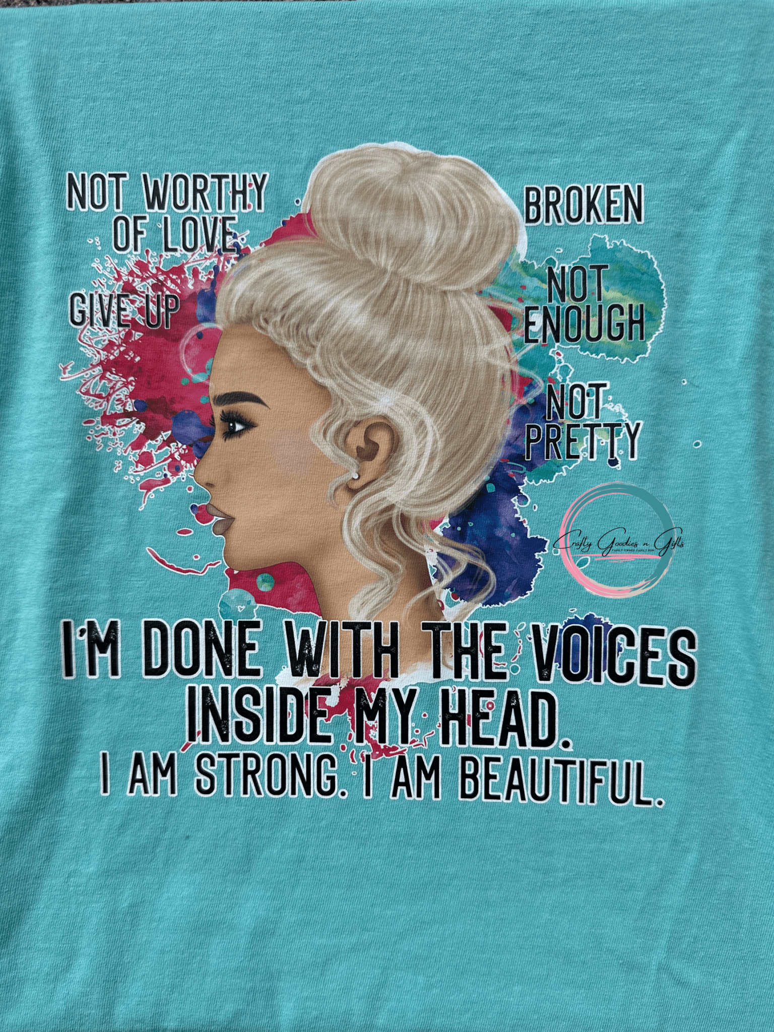 Done With The Voices - Graphic T - shirt - Craftygoodiesngifts