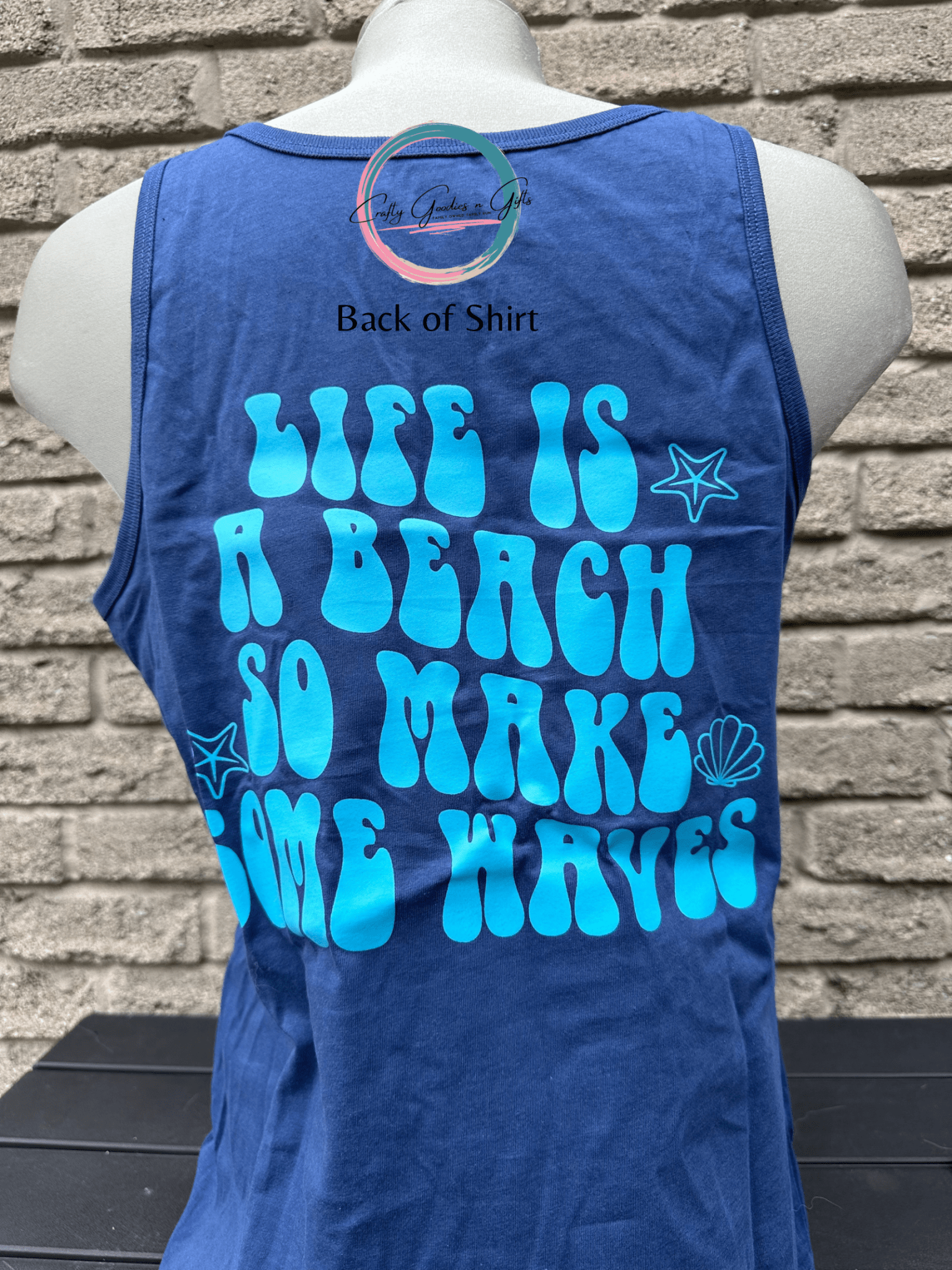 Life's a Beach - Womens Tank - Craftygoodiesngifts