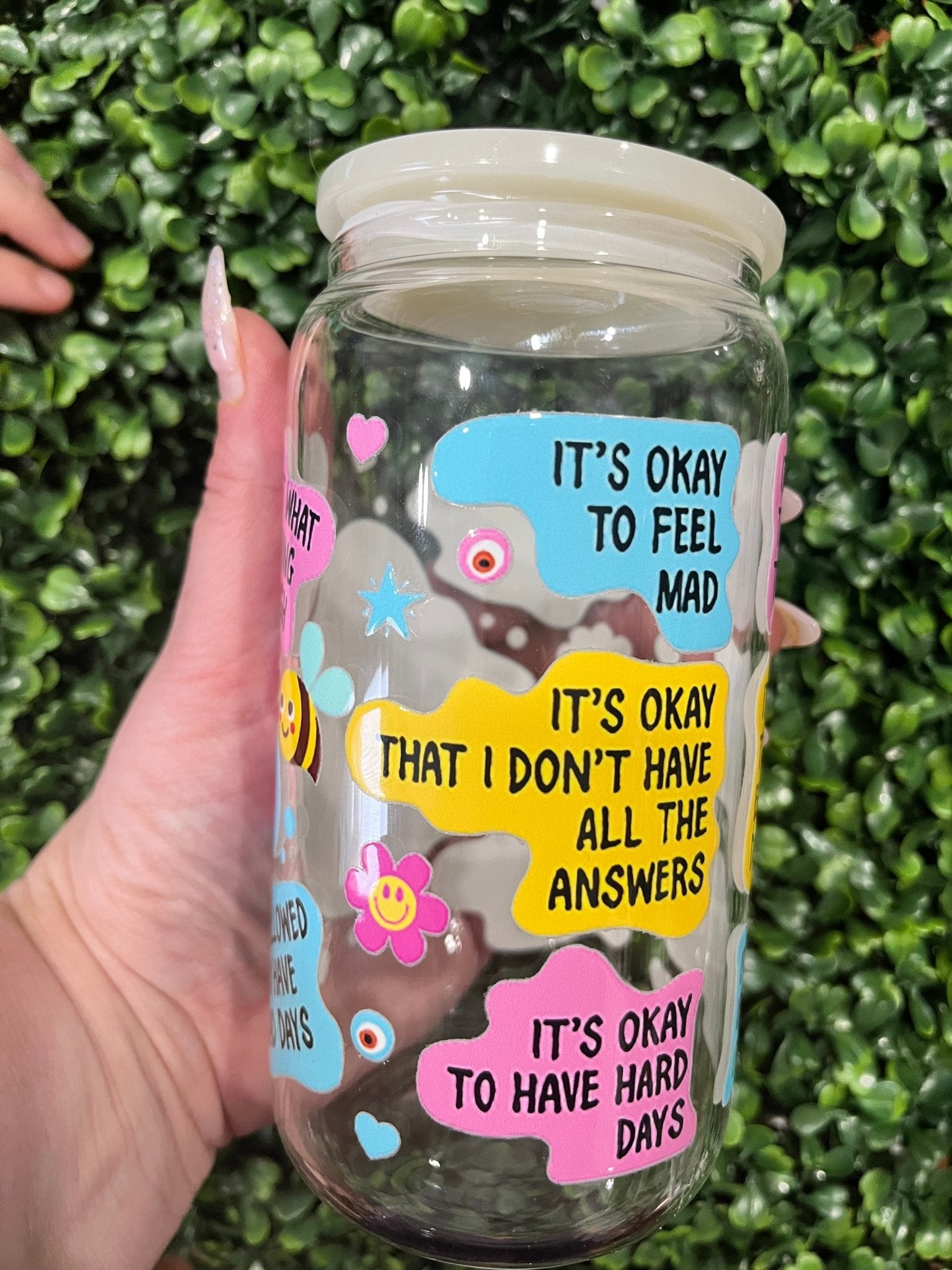 Mental breakdown - 16oz glass Libby - Craftygoodiesngifts