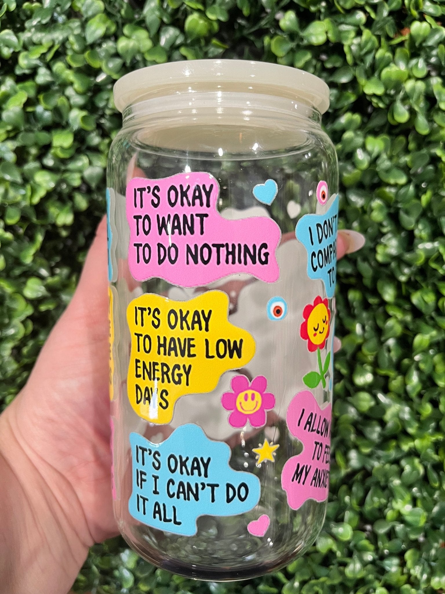 Mental breakdown - 16oz glass Libby - Craftygoodiesngifts