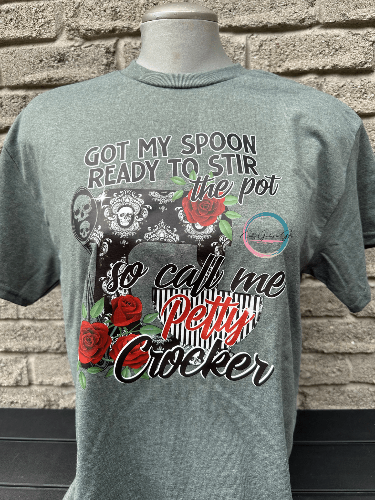 Petty Crocker - Adult Unisex T - shirt - Craftygoodiesngifts