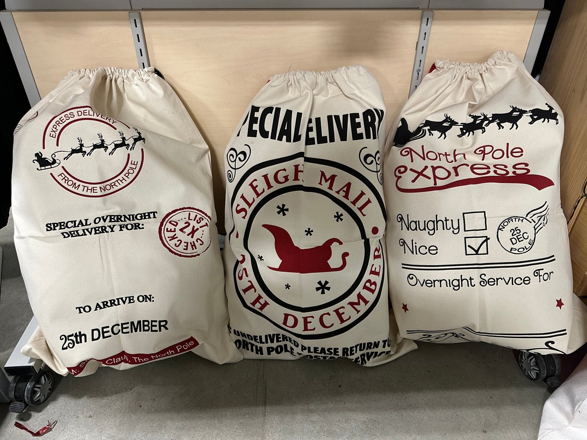 Santa Sacs - Customizable - Craftygoodiesngifts