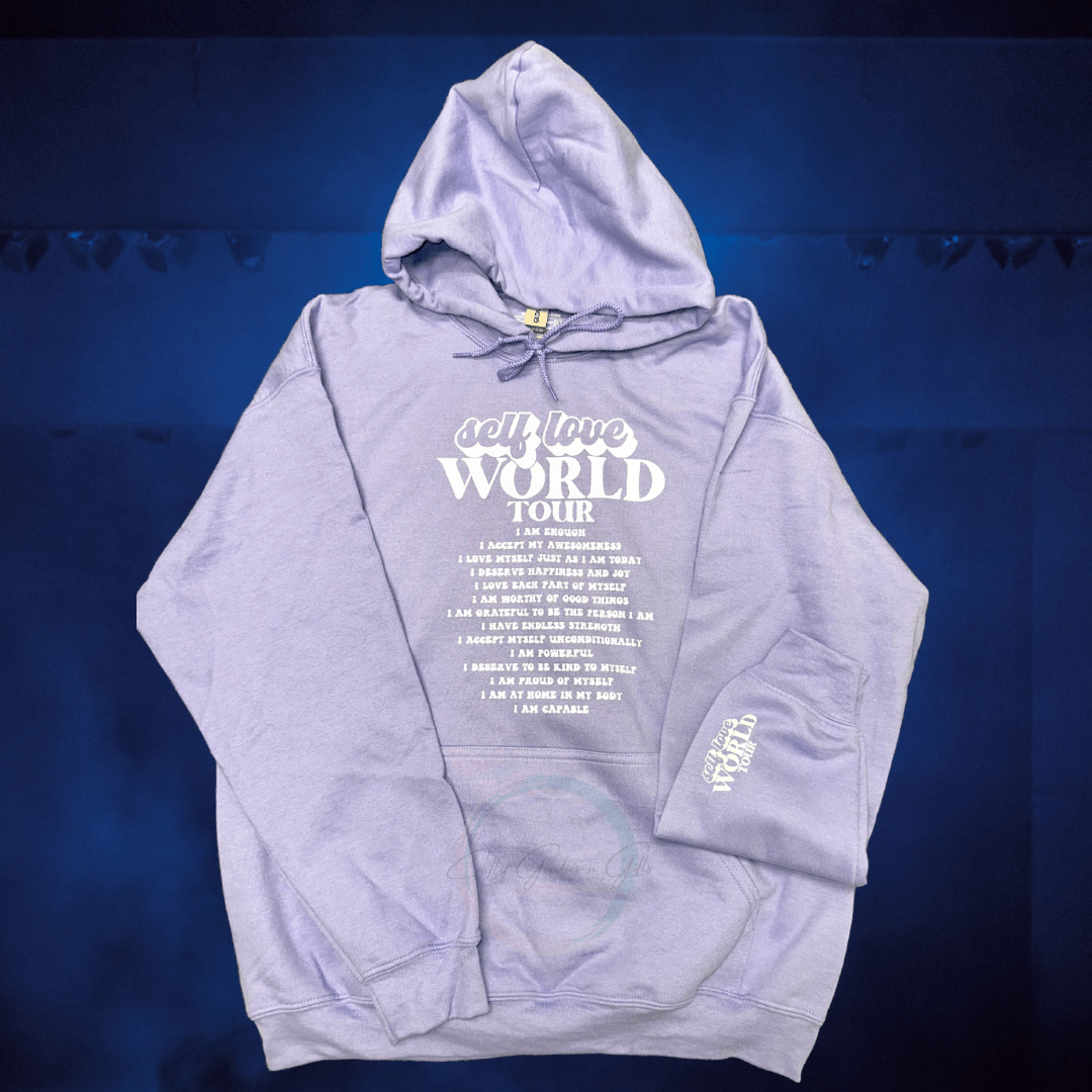 Self Love World Tour - Graphic Hoodie - Craftygoodiesngifts