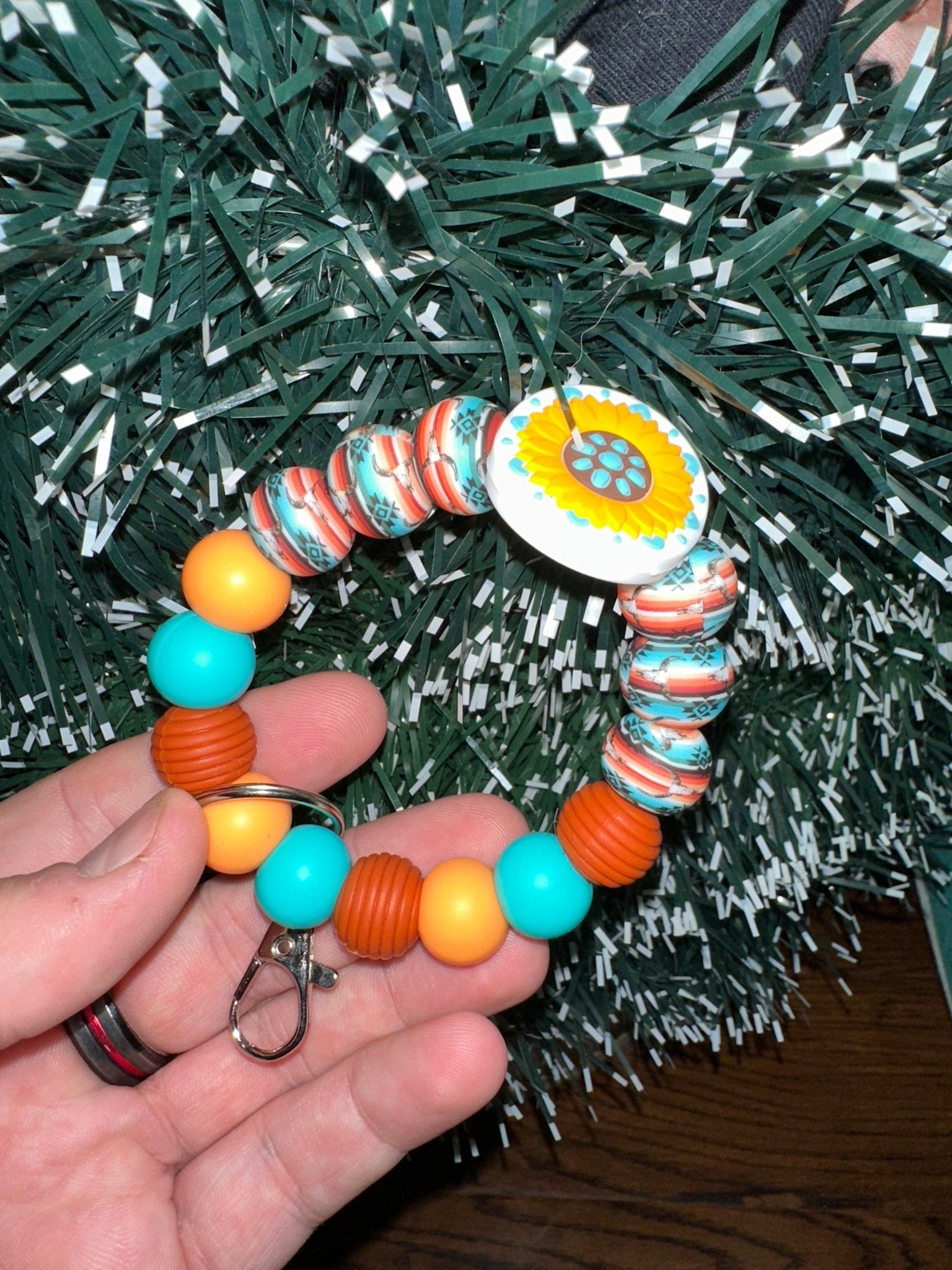 Silicone wristlet - western vibes - Craftygoodiesngifts